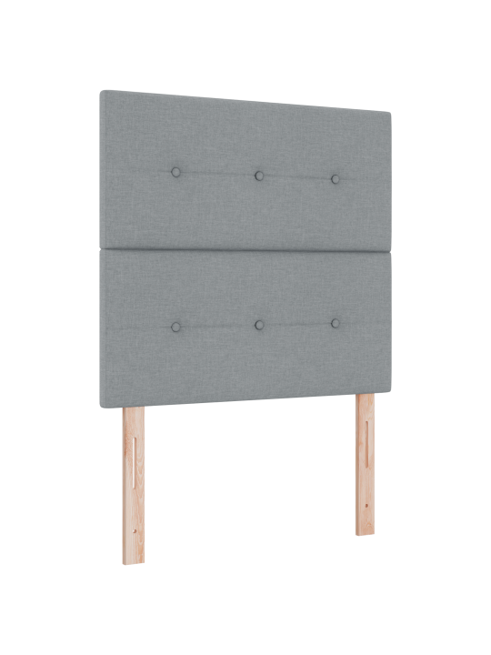 Peatoe nupud tuftitud helehall 90 cm kanga