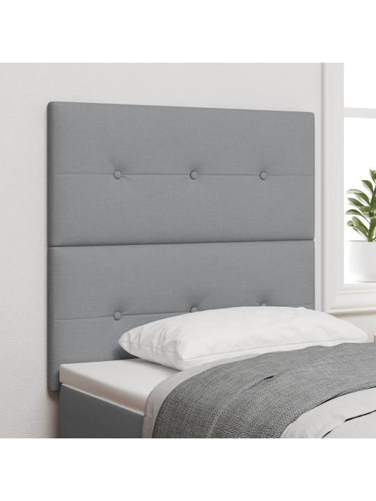 Peatoe nupud tuftitud helehall 90 cm kanga