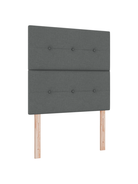 Peatoe nööbiga tuftetud tumehall 90 cm kangas