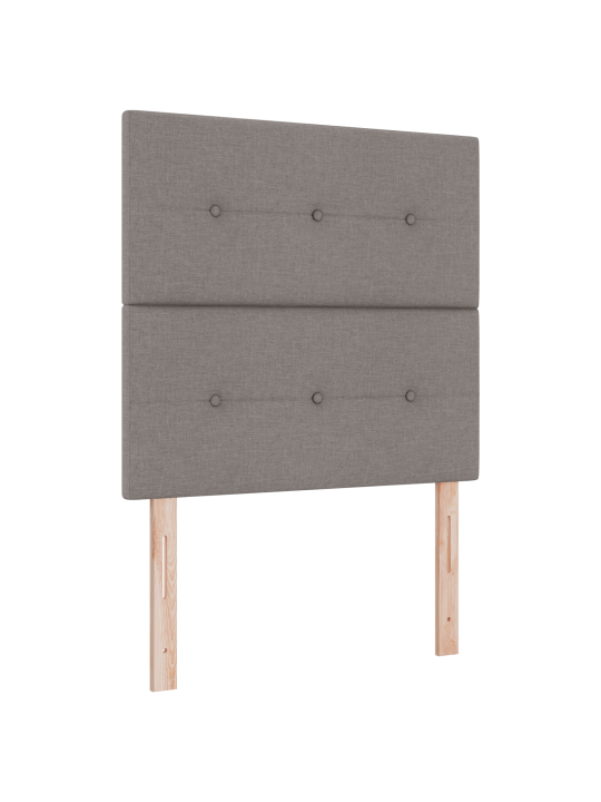 Peatoed raudtee nööpide tufted taupe 90 cm kangas