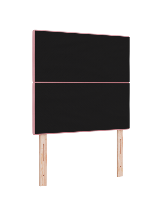 Voodipeats nupukestega roosa 100 cm samet
