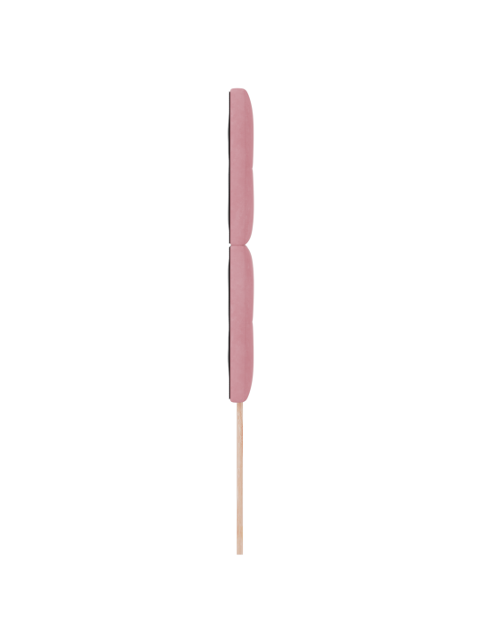 Voodipeats nupukestega roosa 100 cm samet
