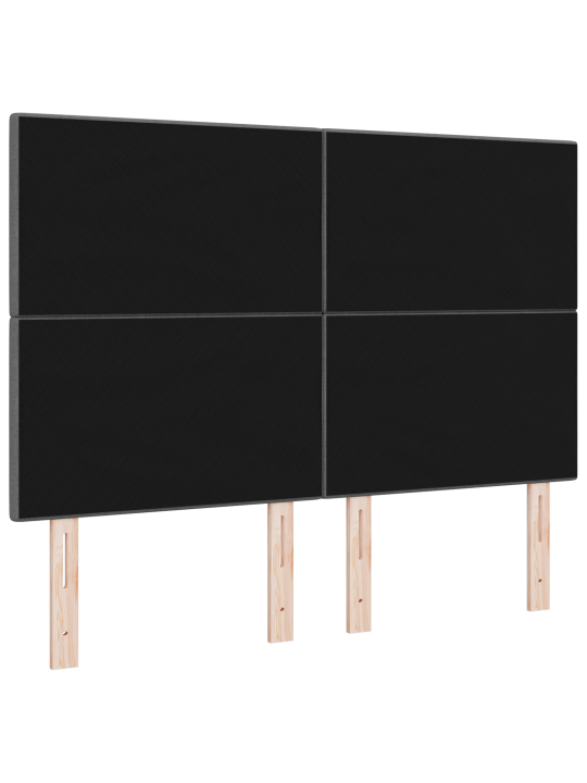 Voodipeats narmastega tumehall 140 cm kangas