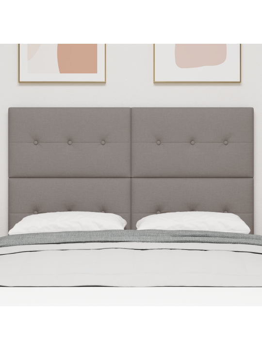 Voodipeats nuppudega taupe 140 cm kangas