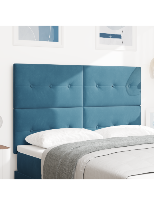 Peatsurface nupud tufted tumedat sinine 140 cm samet