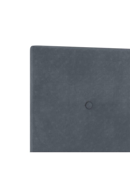 Peatsi nupukud dark grey 160 cm veluur