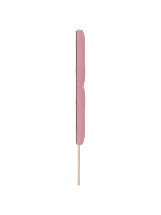 Peatoed nuppudega roosa 180 cm samet
