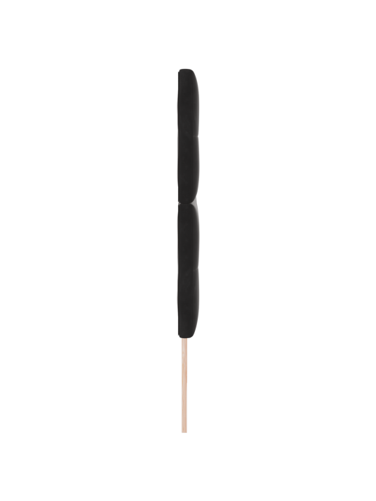 Voodipeats nööbid tuftitud must 200 cm sametist