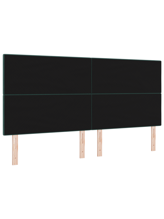 Voodipeats nööp tufted tumeroheline 200 cm samet