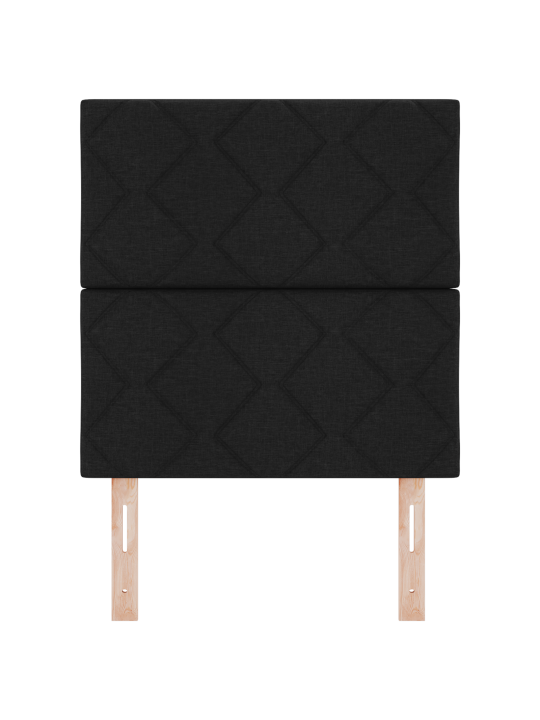 Voodipeats teemantblokkide disain must 80 cm kangas
