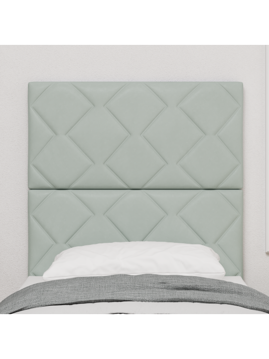 Voodiots diamantplokkide disain helehall 80 cm satiin