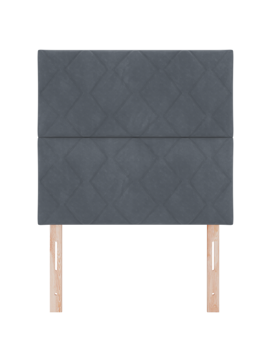 Voodiots teemantplokkide disain tumedat hall 100 cm samet