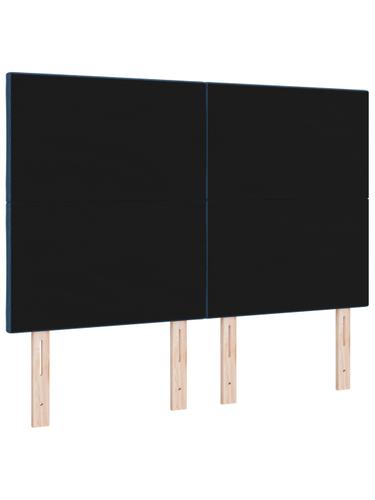 Voodipeats teemantplokkide disainiga sinises, 160 cm kangas