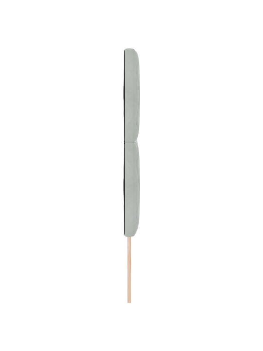 Voodipeats teemantplokkide kujundus helehall 160 cm samet