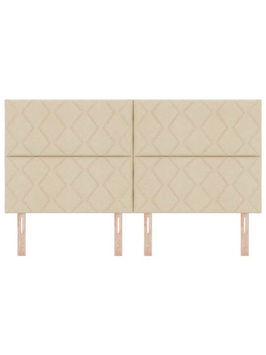 Voodiots diamond blocks design kreemjas 180 cm kangas