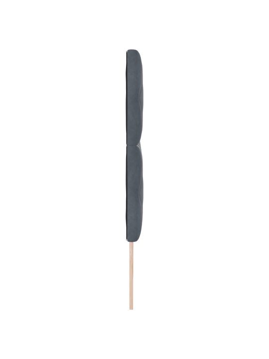 Voodiots geomeetrilised blokid tumedashall 180 cm samet