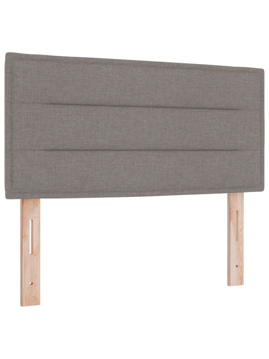 Vedrusvoodi koos madratsiga taupe 80x200 cm kangas