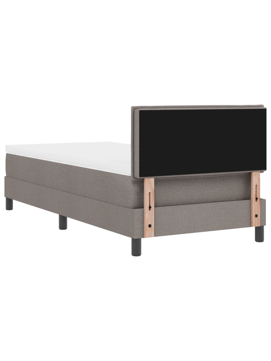 Vedrusvoodi koos madratsiga taupe 80x200 cm kangas