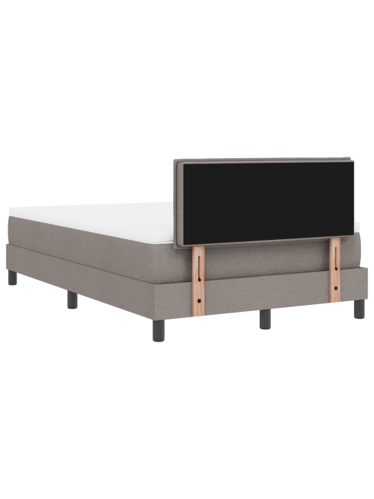 Kastikoht koos madratsiga taupe 120x200 cm kangas