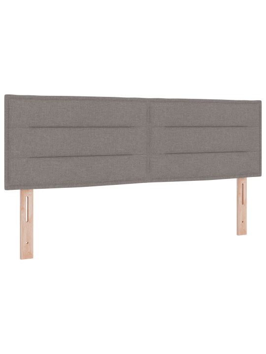 Box spring voodi koos madratsiga taupe 160x200 cm kangas
