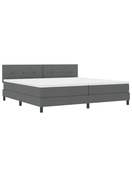 Karbivoodi koos madratsiga tumesinise 200x200 cm kangaga