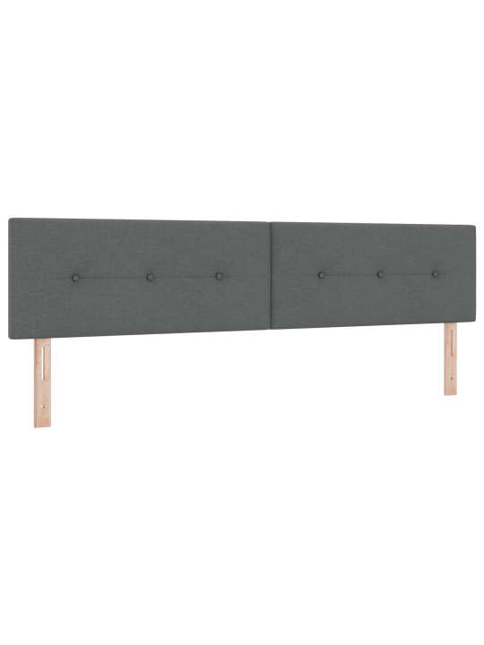 Karbivoodi koos madratsiga tumesinise 200x200 cm kangaga