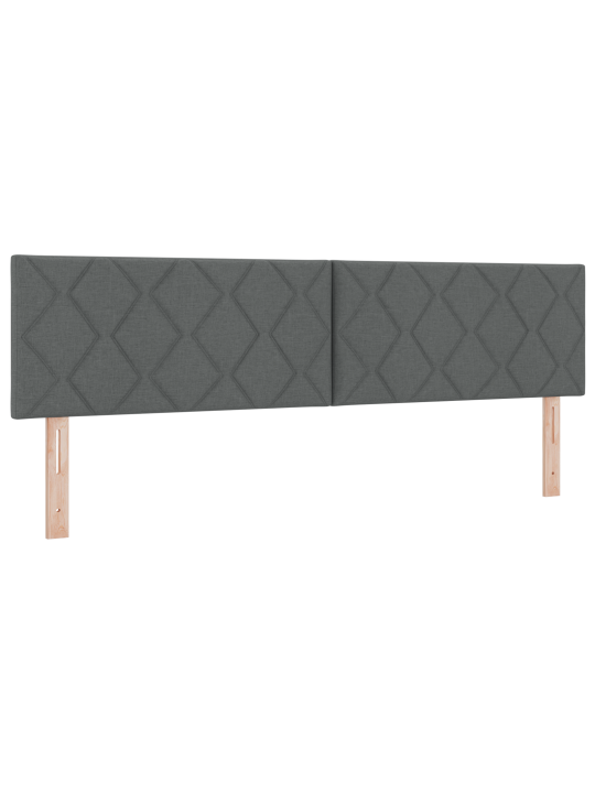 Kastvedru voodi koos madratsiga tumedashall 180x200 cm kangas